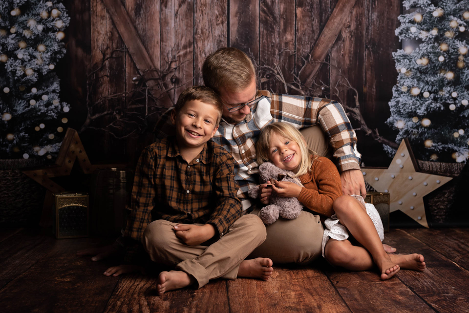 séance photo de noël en famille, enfant, fratrie à Obernai (67210) en Alsace dans le Bas-Rhin